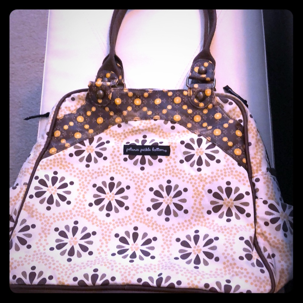 Petunia Pickle Bottom Blissful Buttercup Satchel